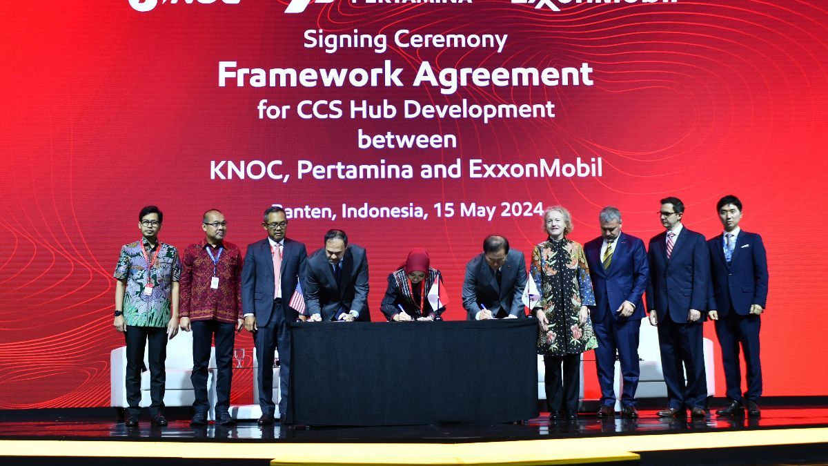 Pertamina, KNOC, dan ExxonMobil Jalin Kerja Sama Kembangkan CCS