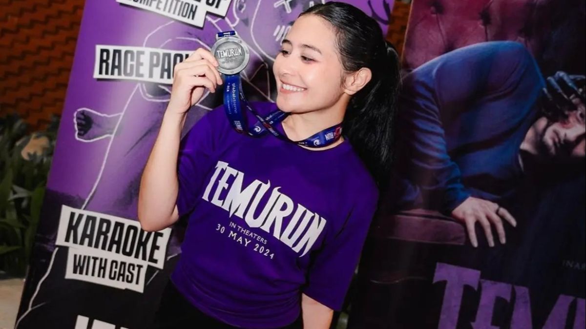 Debut di Event Lari, Prilly Latuconsina Menarik Perhatian dengan Penampilannya