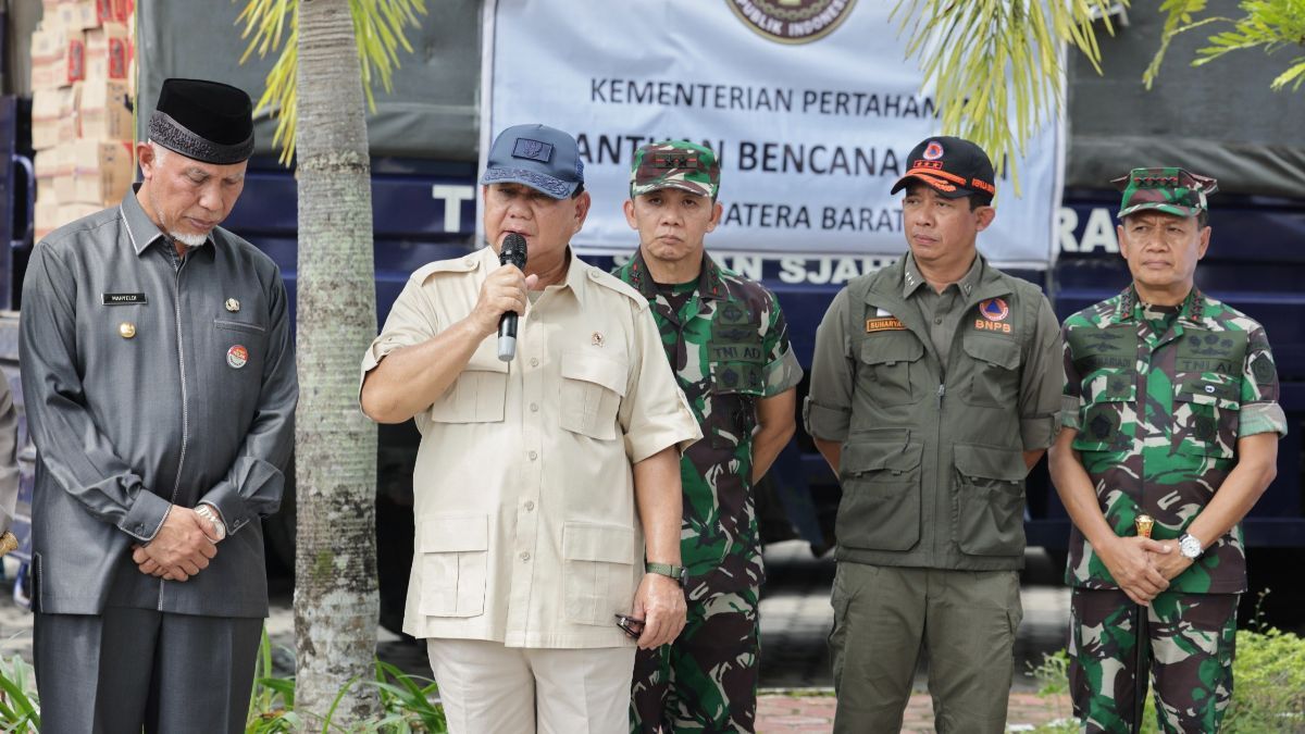 Dari Qatar, Prabowo Langsung ke Sumbar Sambangi Lokasi Bencana