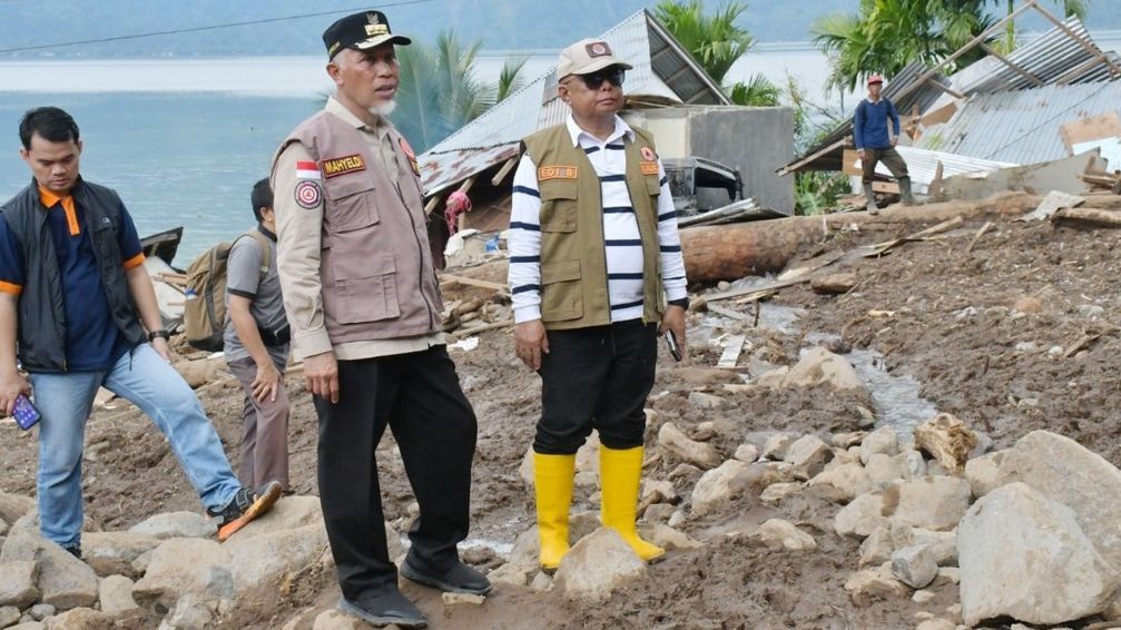 Gubernur Sumbar Minta Bantuan Anggaran Rp1,5 Triliun untuk Penanganan Dampak Banjir Bandang