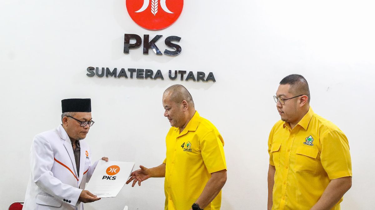 Ijeck Ambil Formulir Pendaftaran Bakal Calon Gubernur Sumut ke PKS