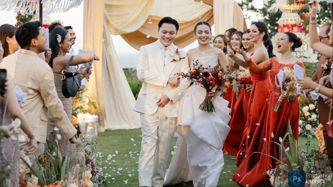 Potret Artis Hadir di Intimate Wedding Mahalini & Rizky Febian di Bali, Ada Aaliyah Massaid Hingga Nia Ramadhani yang Stunning Abis