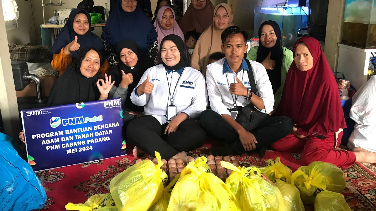 PNM Gerak Cepat Bantu Bencana Banjir Bandang dan Lahar Dingin di Sumatera Barat