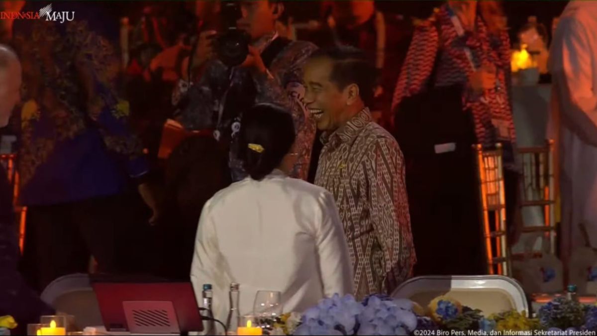 Lagu 'Pergi Pagi Pulang Pagi' Ciptaan Armada Membuat Jokowi Bersenandung, Puan dan Menlu Retno Joget