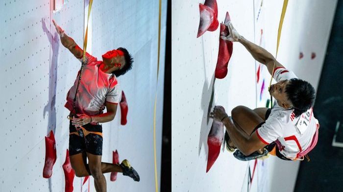 Sosok Rahmad Adi Mulyono Atlet Sport Climbing Asal Surabaya Lolos ke Olimpiade Paris, Aksinya Sering Curi Perhatian