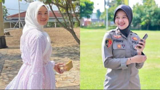 Beda Banget, Intip Potret Polwan cantik Ipda Febryanti Saat Tak Berdinas, Penampilannya Sontak Jadi Sorotan