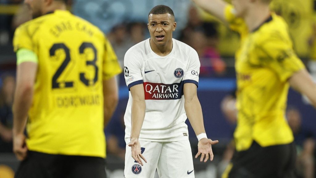 FOTO: Mbappe Tak Berkutik, Borussia Dortmund Gilas PSG di Leg Pertama Semifinal Liga Champions