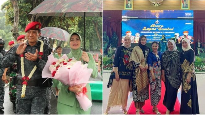 Foto-foto Juliana Moechtar di Momen Ultah ke-35, Dapat Kejutan Istimewa dari Para Ibu Persit