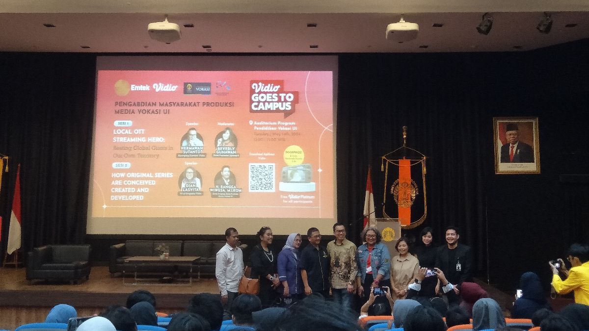 Vidio Goes to Campus di Vokasi UI Disambut Meriah Mahasiswa, Jadi Pembelajaran Berharga tentang Industri OTT