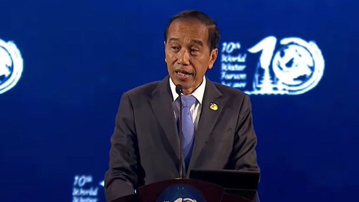 Pidato Lengkap Jokowi di WWF Bali, Sebut Kolaborasi Kunci Keberhasilan Dunia Atasi Masalah Air