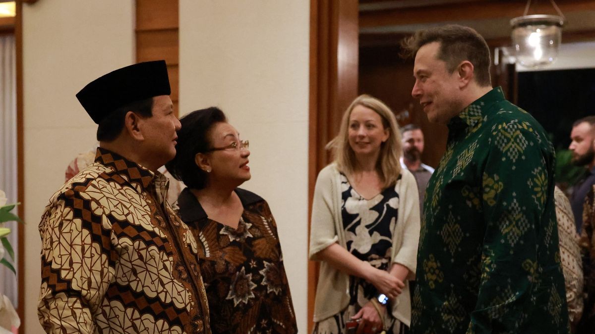 Momen Keakraban Prabowo dan Elon Musk saat Makan Malam di Bali