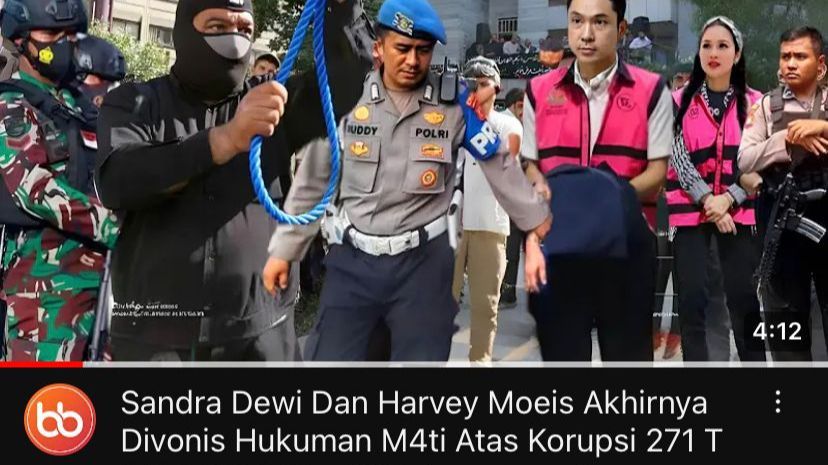 CEK FAKTA: Hoaks Sandra Dewi dan Harvey Moeis Divonis Mati Atas Korupsi Rp271 T