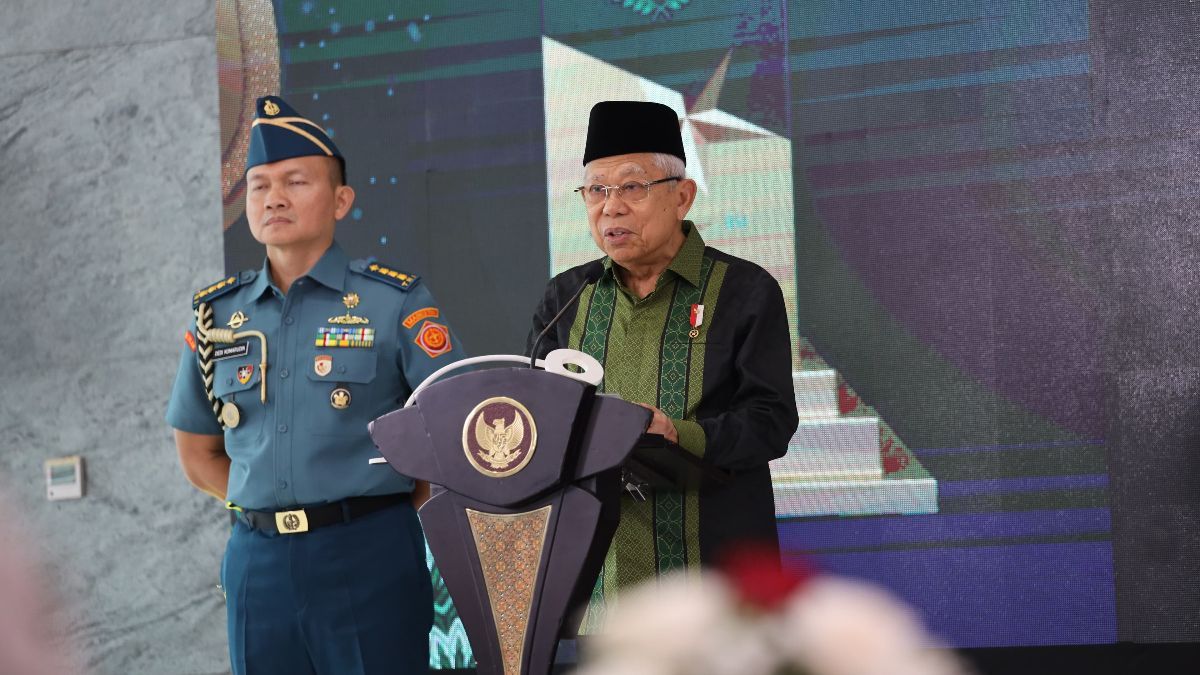 Wapres Ma'ruf Amin Minta Pemerintah Daerah Kembangkan Ekonomi Syariah