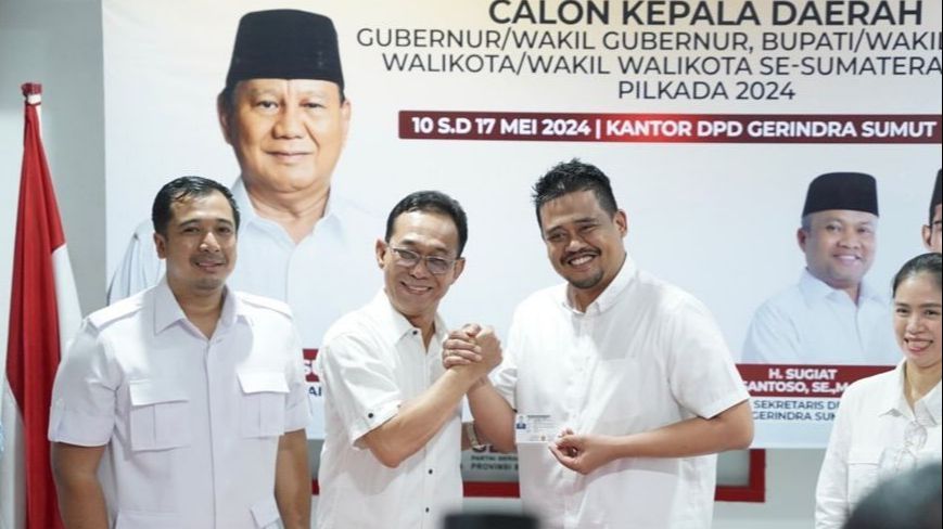 Gerindra Bakal Dukung Menantu Jokowi, Bobby Nasution di Pilgub Sumut