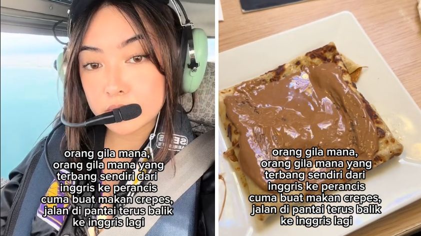 Terbang dari Inggris ke Prancis demi Makan Crepes, Aksi Wanita Ini Curi Perhatian