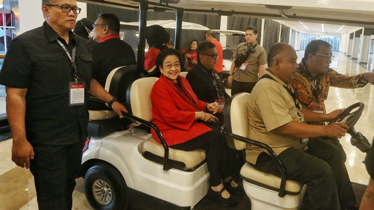 FOTO: Momen Megawati Berikan Arahan Tertutup di Rakernas V PDIP, Ini Bocorannya