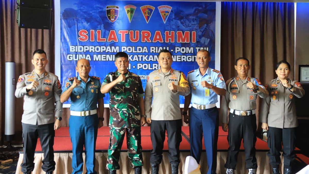 Propam Polda Riau dan POM 3 Matra Bahas Pilkada, Ingatkan Netralitas Personel