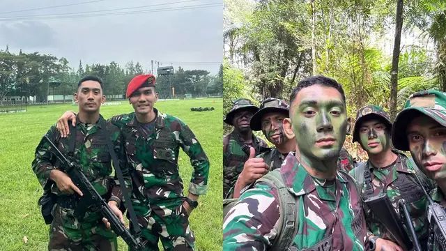 Potret Gagah Daffa Wardhana Ikut Latihan Militer Kopassus, Disebut Cocok Jadi Prajurit