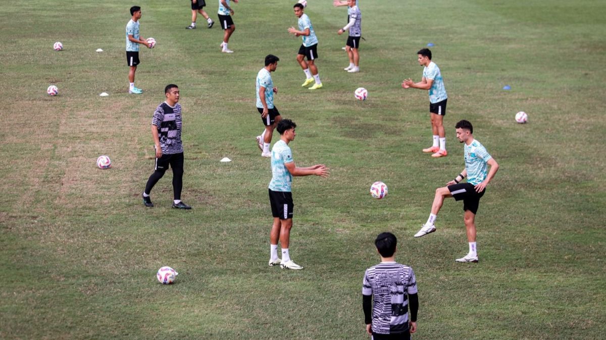 FOTO: Timnas Indonesia Siapkan Mental Baja Jelang Hadapi Dua Laga Penting di Kualifikasi Piala Dunia 2026