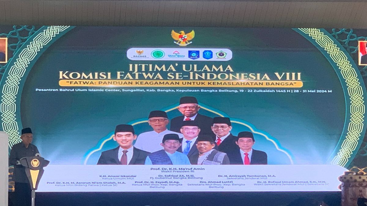 Buka Ijtima Ulama Komisi Fatwa, Wapres: Tanggung Jawab Ulama menjaga Negara, Jangan sampai Menyimpang