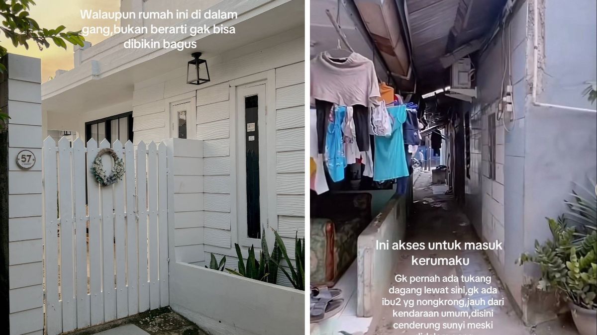 Bak Tinggal di Perumahan Elit, Penampakan Rumah Estetik Ini Ternyata di Gang Sempit