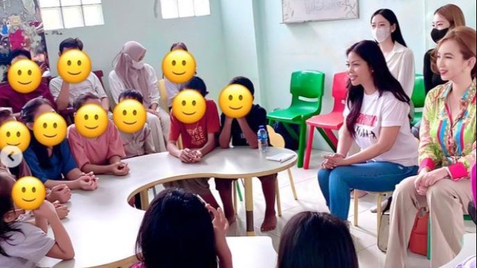 Bukan di Tempat Mewah, Ibu Kombes Cantik Heni Tania Rayakan Ulang Tahun Bareng Anak-anak Penderita HIV 'Semangat ya Adik-adik'