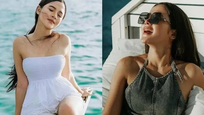 6 Potret Bella Bonita yang Tetap Memikat Setelah Melahirkan, Liburan dengan Pesona Body Goals