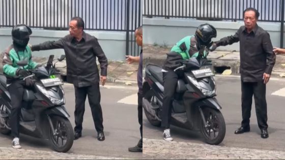 Sadar Yang di Bonceng Mantan Gubernur DKI Jakarta, Driver Ini Langsung Salim