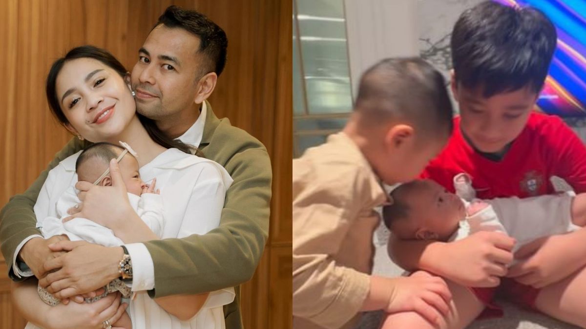 Potret Baby Lily Anak Raffi -  Nagita yang Wajahnya Mulai Di-spill Tipis-Tipis, Sangat Disayang oleh Kedua Kakaknya