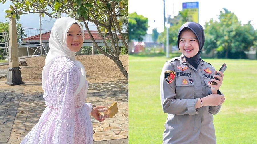 Potret Cantik Ipda Febryanti Mulyadi, Polwan Termuda Lulusan Akpol Saat Sedang Tidak Pakai Seragam Polisi