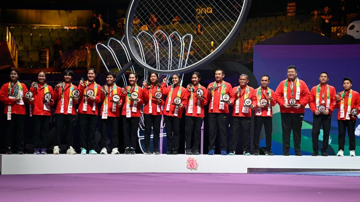 FOTO: Perjuangan Tim Putri Indonesia Raih Juara Kedua di Uber Cup 2024