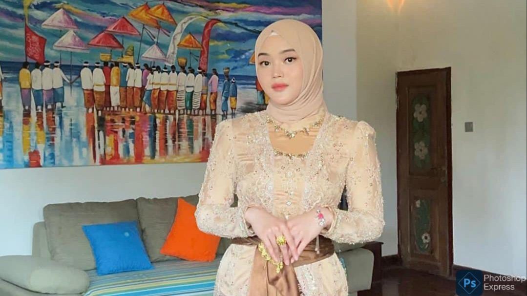 Cantiknya Putri Delina di Acara Mepamit Mahalini dan Rizky Febian, Netizen 'Si Wajah Sendu Memesona'