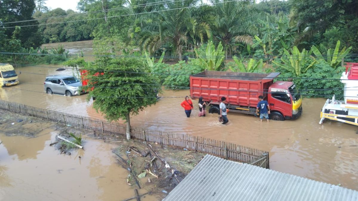 Ribuan Rumah di OKU Terendam hingga Jembatan Putus Imbas Banjir