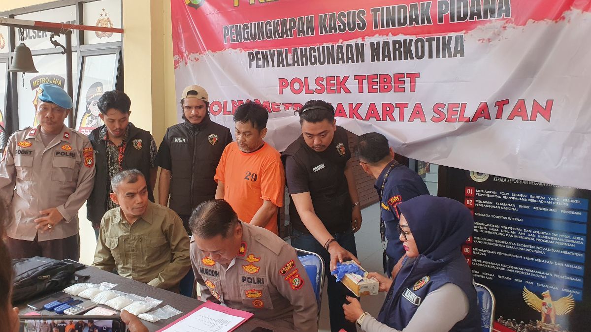 Sudah Diintai Tiga Hari, Pengedar Sabu di Tebet Diciduk Polisi