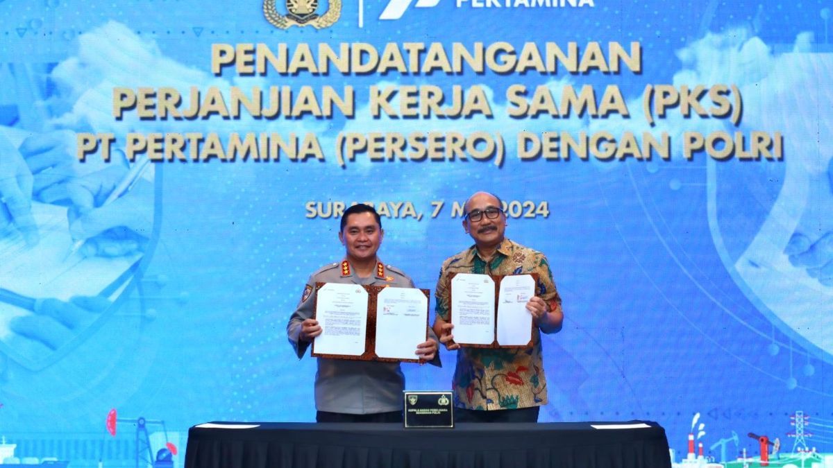 Pertamina dan Polri Tandatangani Kerja Sama Pengamanan Objek Vital Nasional