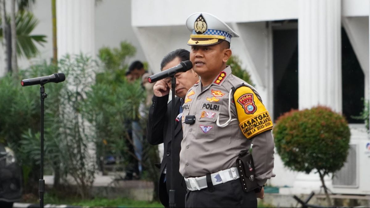 Kerja Keras Polisi Lalu Lintas di Riau Amankan Arus Mudik Lebaran Diganjar Penghargaan