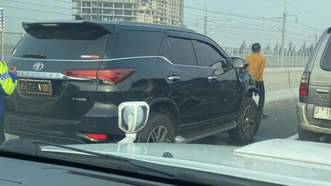 Biasa Dipakai Karolog Polda Jabar, Mobil Fortuner Pemicu Kecelakaan di Tol MBZ Dikemudikan Ajudan