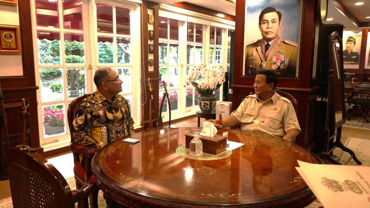 Menhan Prabowo Terima Kunjungan Perkenalan Dubes India yang Baru Sandeep Chakravorty