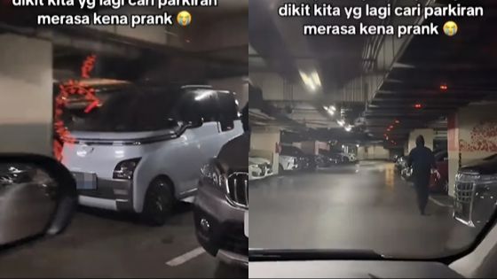 Selalu berhasil membuat emosi terpancing, Wuling Air ev memang suka bermain prank saat berada di parkiran.