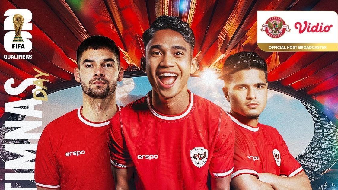 Saksikan Laga Kualifikasi Piala Dunia FIFA 2026 antara Timnas Indonesia VS Timnas Filipina Langsung di Vidio