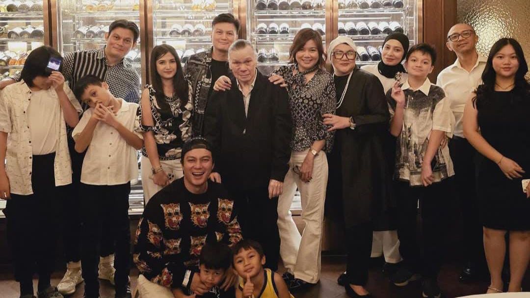 Momen Kumpul Keluarga di Ulang Tahun Ayah Baim Wong, Anak Presiden Soeharto Sampai Berkomentar