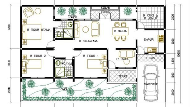 5 Desain Rumah Ukuran 6x10 yang Minimalis, Simple Tapi Elegan