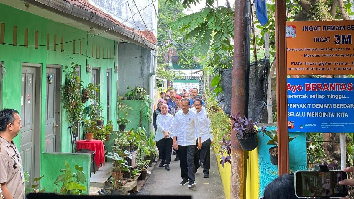 Jokowi Tinjau Langsung Pencegahan Stunting di Posyandu Bogor