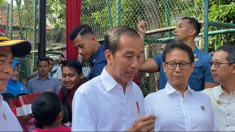 Nonton Langsung di GBK, Jokowi Yakin Indonesia Menang Lawan Filipina