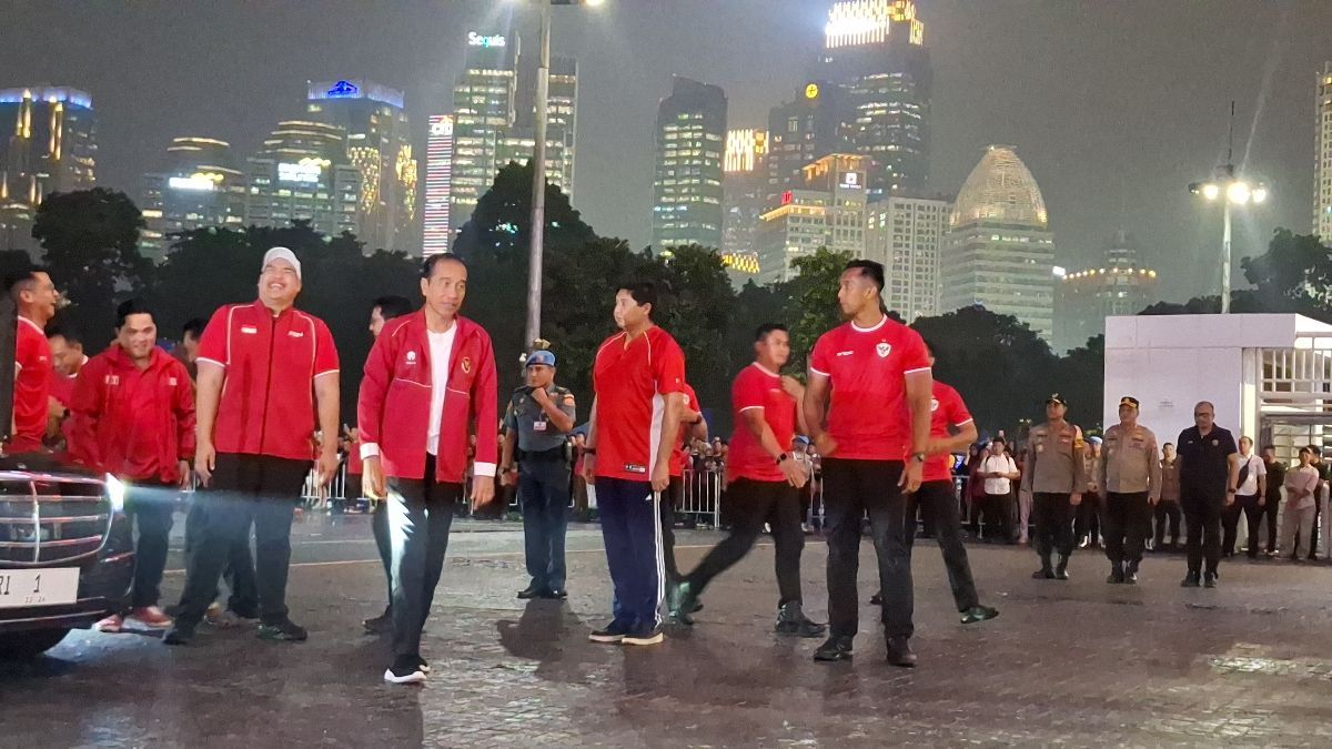 Jokowi dan Iriana Nonton Indonesia Vs Filipina di GBK