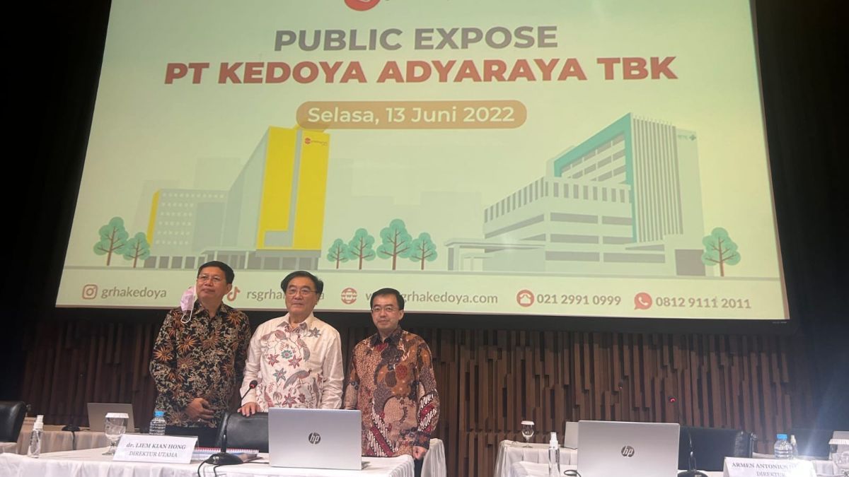 Kuartal I Tahun 2024, PT Kedoya Adyaraya Bukukan Pendapatan Rp117,5 Miliar