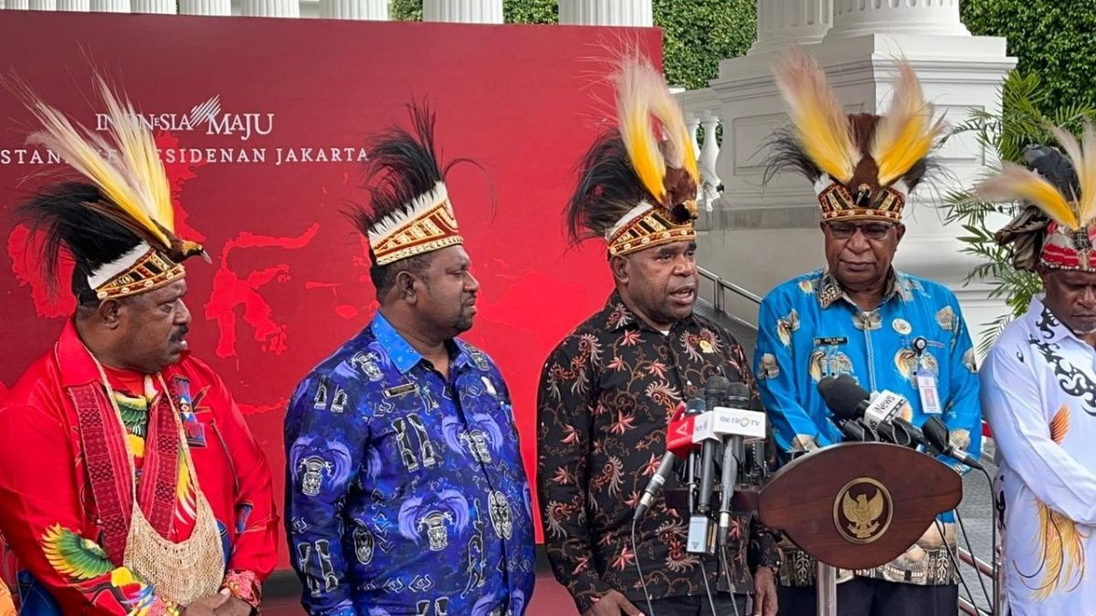 Bertemu Jokowi, Majelis Rakyat Papua Usulkan Pemekaran Wilayah Mimika