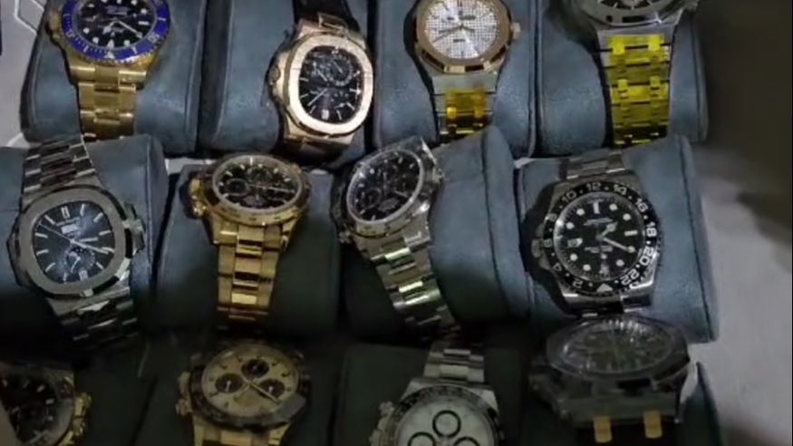 Penampakan Belasan Jam Tangan Mewah Rolex Hingga Patek Philippe yang Dicuri Hendra dkk di Toko PIK