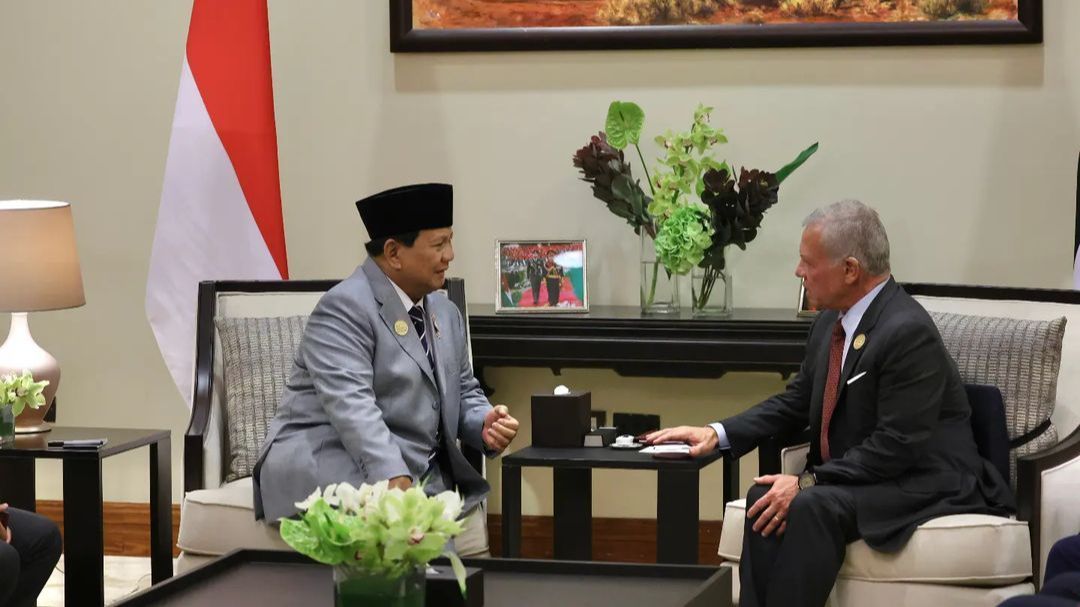 VIDEO:  Wajah Memerah Raja Yordania Abdulla II Semringah Bertemu Prabowo Sahabat Lama Bahas Gaza