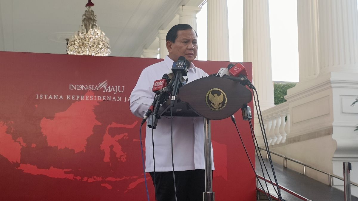 Prabowo Ungkap Isi Pertemuan dengan Jokowi di Istana Hari Ini